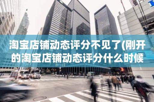 淘宝店铺动态评分不见了(刚开的淘宝店铺动态评分什么时候开始显示)