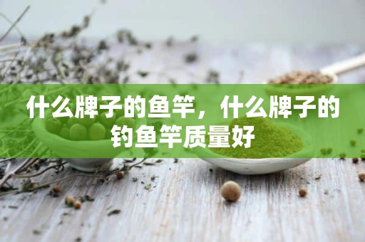 什么牌子的鱼竿，什么牌子的钓鱼竿质量好