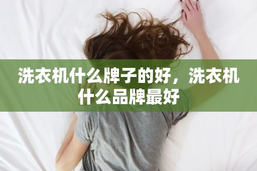 洗衣机什么牌子的好，洗衣机什么品牌最好