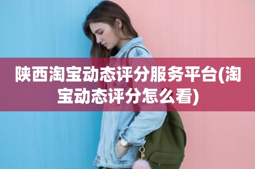 陕西淘宝动态评分服务平台(淘宝动态评分怎么看)