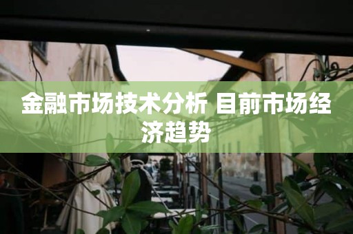 金融市场技术分析 目前市场经济趋势