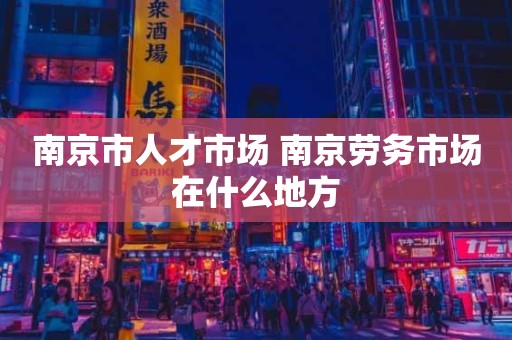 南京市人才市场 南京劳务市场在什么地方