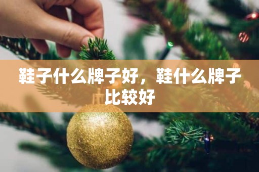 鞋子什么牌子好，鞋什么牌子比较好