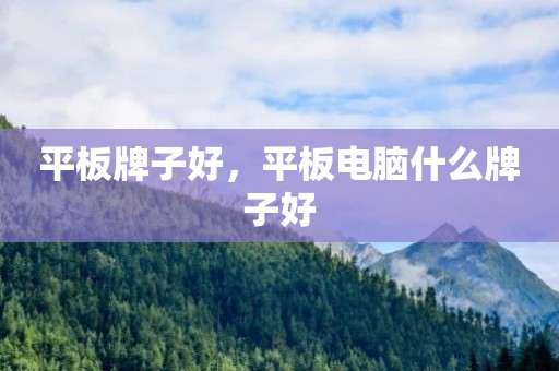平板牌子好，平板电脑什么牌子好