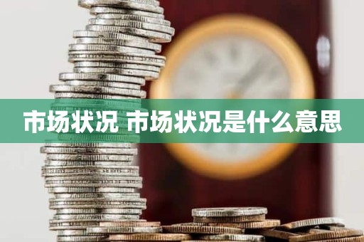 市场状况 市场状况是什么意思