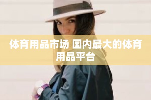 体育用品市场 国内最大的体育用品平台